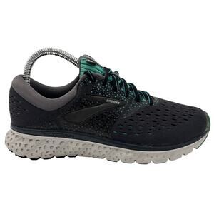 Brooks Glycerin 16 Shoes Womens Size 8 Black Teal Running Sneakers‎ Comfort